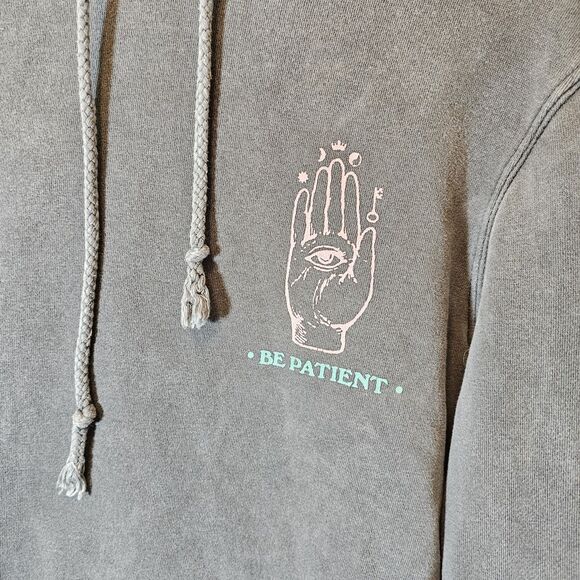 Pacsun Third Eye Woke Fall Skate Regular Cotton Hoodie Large ? Mantra Calm Cozy - Picture 3 of 9